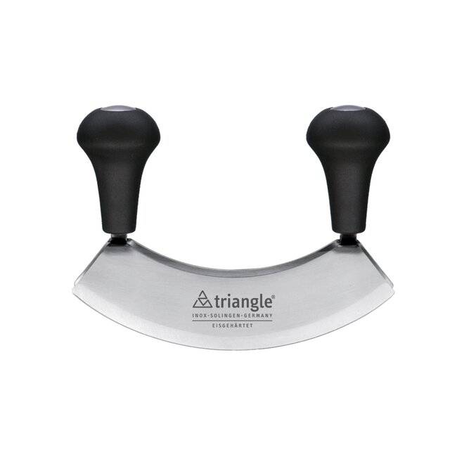 Triangle Wiegemes met Dubbel Blad – 14 cm – Ideaal voor Kruiden en Noten