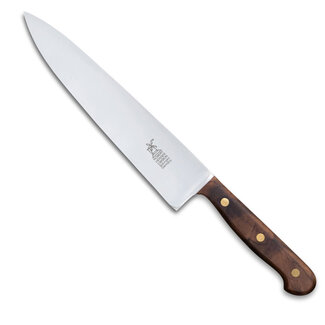 Robert Herder Serie 1922 – Koksmes – Carbonstaal – Middenspits – Lemmet 23 cm – Heft Walnotenhout
