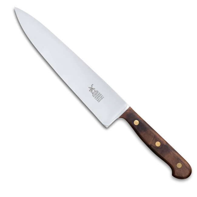 Robert Herder Serie 1922 – Koksmes – Carbonstaal – Middenspits – Lemmet 23 cm – Heft Walnotenhout