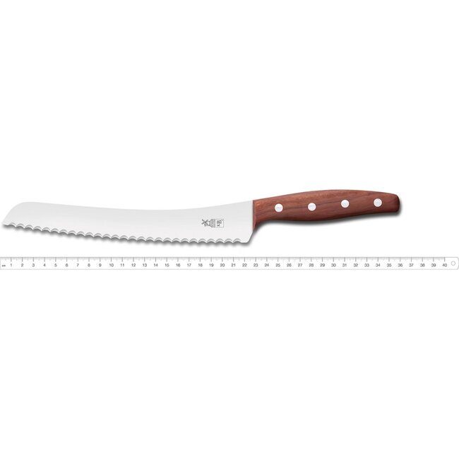 Robert Herder KB2 Broodmes – RVS – Gekarteld – Lemmet 22,5 cm – Heft Pruimenhout