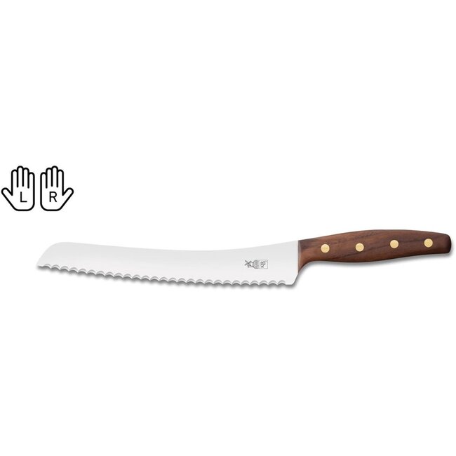 Robert Herder KB2 Broodmes – RVS – Gekarteld – Lemmet 22,5 cm – Heft Walnotenhout