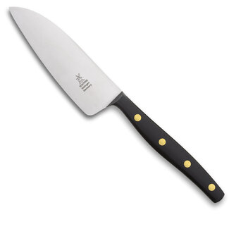 Robert Herder K2 Universeelmes – RVS – Recht – Lemmet 11 cm – Heft POM Zwart