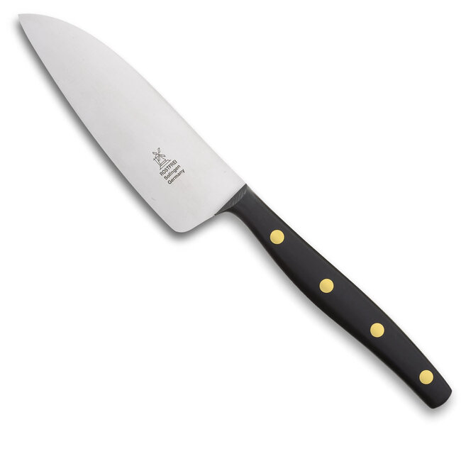 Robert Herder K2 Universeelmes – RVS – Recht – Lemmet 11 cm – Heft POM Zwart
