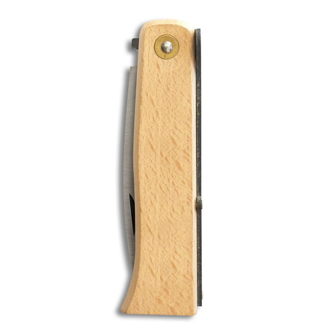 Robert Herder Lierenaar – Zakmes – Carbonstaal – Lemmet 9 cm – Heft Beukenhout