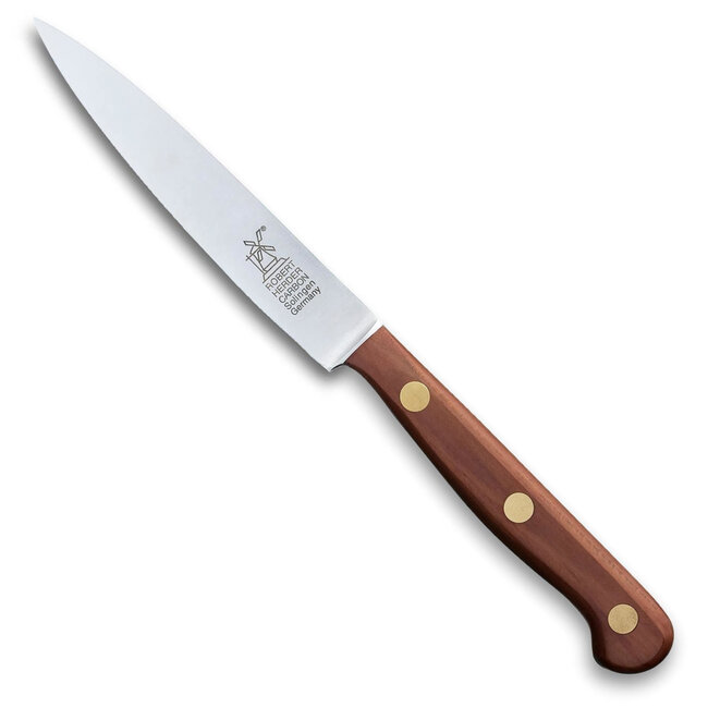 Robert Herder Serie 1922 – Officemes – Carbonstaal – Middenspits – Lemmet 10 cm – Heft Pruimenhout