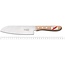 Robert Herder Santoku Koksmes – Carbonstaal – Lemmet 16,5 cm – Heft Beukenhout