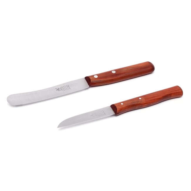 Robert Herder Molenmes Gute Reis 2-Delige Messenset met Snijplank en Opbergmap – Ideaal voor Reizen