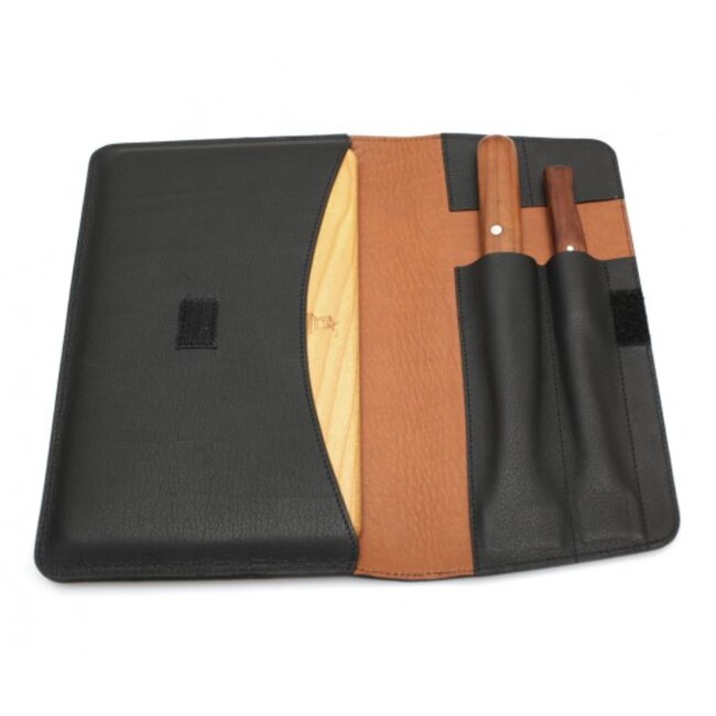 Robert Herder Molenmes Gute Reis 2-Delige Messenset met Snijplank en Opbergmap – Ideaal voor Reizen