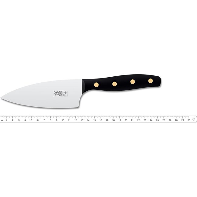 Robert Herder K4 Koksmes – RVS – Middelpunt – Lemmet 13 cm – Heft POM Zwart