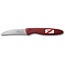 Robert Herder Molenmes – Schilmesje – Classicfutur – RVS – Gebogen – Lemmet 70 mm – Kunststof Heft – Rood