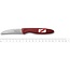 Robert Herder Molenmes – Schilmesje – Classicfutur – RVS – Gebogen – Lemmet 70 mm – Kunststof Heft – Rood