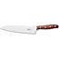 Robert Herder K-Chef Koksmes – RVS – Lichte Ronding – Lemmet 22,5 cm – Heft Pruimenhout