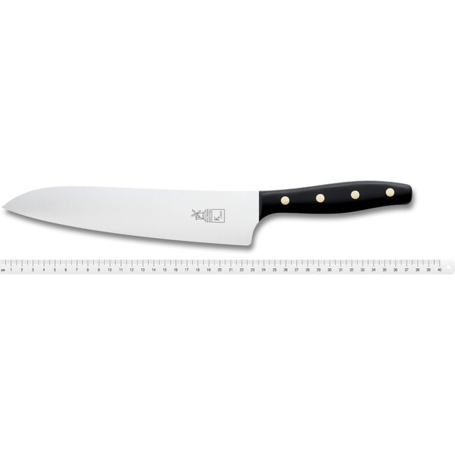 Robert Herder K-Chef Koksmes – RVS – Lichte Ronding – Lemmet 22,5 cm – Heft POM Zwart