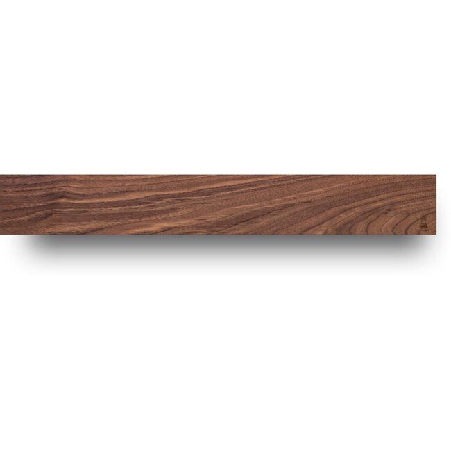 Robert Herder Magneetlijst – 490x70x20 /40 mm – Walnotenhout – Exclusief Messen