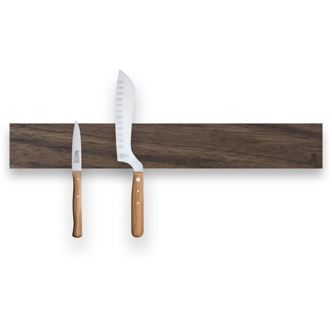 Robert Herder Magneetlijst – 490x70x20 /40 mm – Walnotenhout – Exclusief Messen