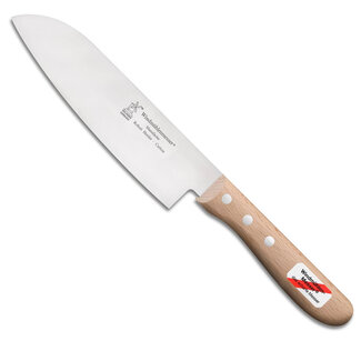 Robert Herder Santoku Koksmes – RVS – Lemmet 16,5 cm – Heft Beukenhout