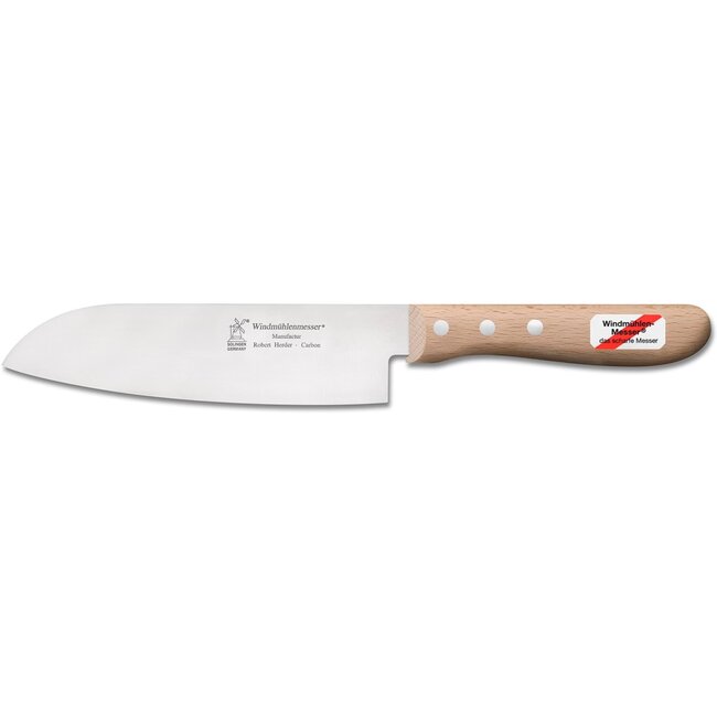 Robert Herder Santoku Koksmes – RVS – Lemmet 16,5 cm – Heft Beukenhout