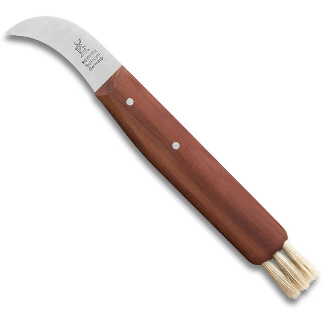 Robert Herder Champignonmes – RVS – Tourneermes – Lemmet 4,6 cm – Heft Pruimenhout