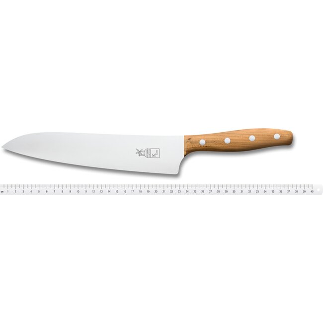 Robert Herder K-Chef Koksmes – RVS – Lichte Ronding – Lemmet 22,5 cm – Heft Abrikooshout