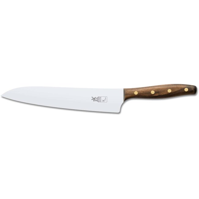 Robert Herder K-Chef Koksmes – RVS – Lichte Ronding – Lemmet 22,5 cm – Heft Walnotenhout