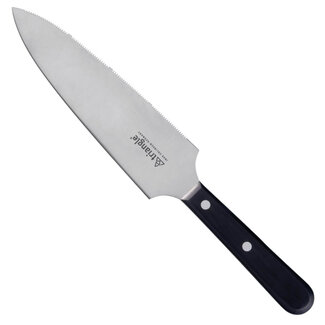 Triangle Taartmes 18cm met Dubbele Functie – Gekarteld & Glad Lemmet – Solingen Kwaliteit