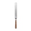 Triangle Paletmes met Ergonomische Knik – 25 cm Lemmet – Kersenhouten Heft