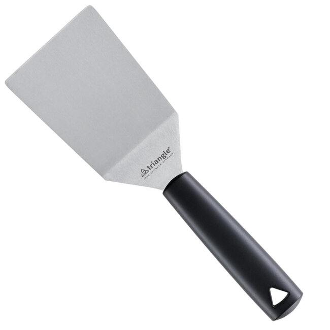 Triangle Paletmes met Ergonomische Knik – 12 cm Breed – RVS met Ophangsysteem – Zwart