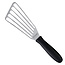 Triangle RVS Spatel met Sleuven – 16 cm – Vaatwasserbestendig – Zwart