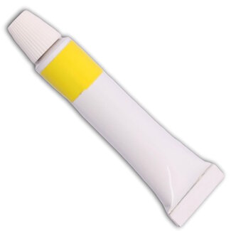 W-Selected Scheermesriempasta – Geel – Tube – 18 cm – Voor Wetten en Polijsten