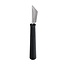Triangle Professioneel V-Model Kerf- en Decoreermesje – RVS – 14 cm – Zwart