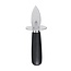 Triangle Oesterbreker met Beschermrand – RVS – Zwart Houten Heft – 17 cm