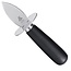 Triangle Oesterbreker met Beschermrand – RVS – Zwart Houten Heft – 17 cm