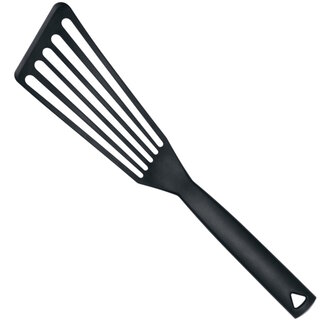 Triangle Hittebestendige Nylon Spatel met Gleuven – 32 cm – Zwart Triangle Hittebestendige Nylon Spatel met Gleuven – 32 cm – Zwart