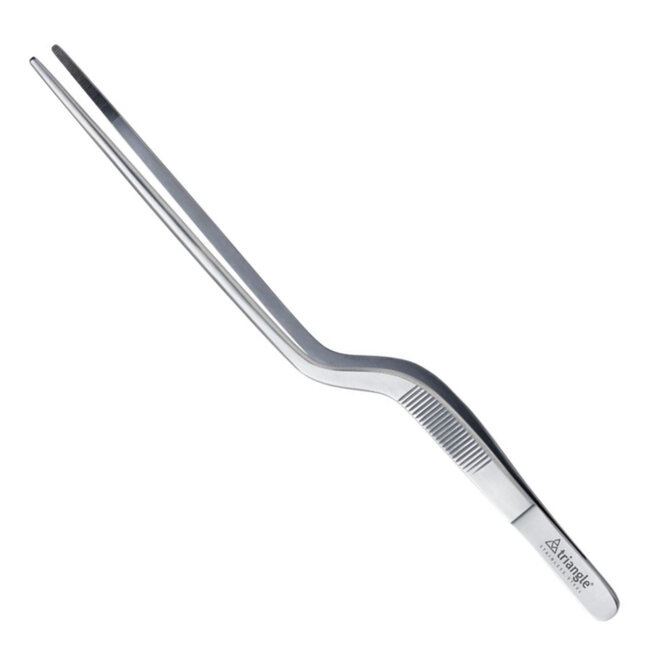 Triangle Professioneel Pincet 14 cm – Dubbele Knik – RVS – Vaatwasserbestendig