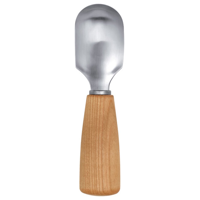 Triangle Soul Fruitlepel – Roestvrijstaal en Kersenhout – Duurzaam Duits Design