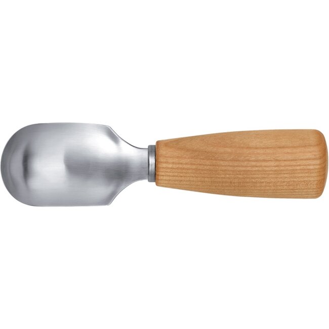 Triangle Soul Fruitlepel – Roestvrijstaal en Kersenhout – Duurzaam Duits Design
