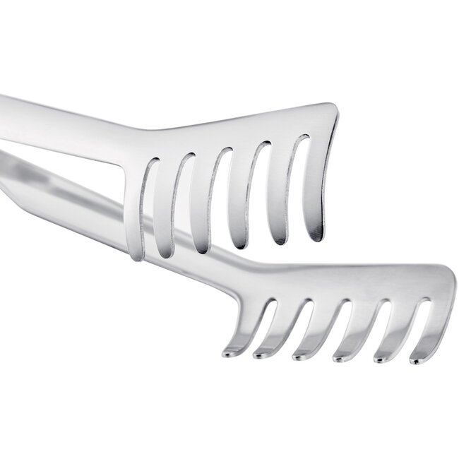 Triangle Spaghettitang met Gematteerd Design – 20 cm – Serveer- en Borrelplankgeschikt