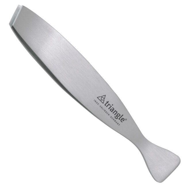 Triangle Professionele Visgratenpincet – Schuin – RVS – 17 cm – Vaatwasserbestendig