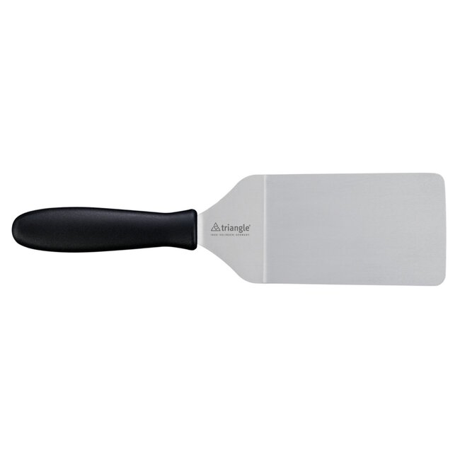 Triangle Paletmes met Knik – 14 cm – Hoogwaardig RVS – Stijlvol Zwart
