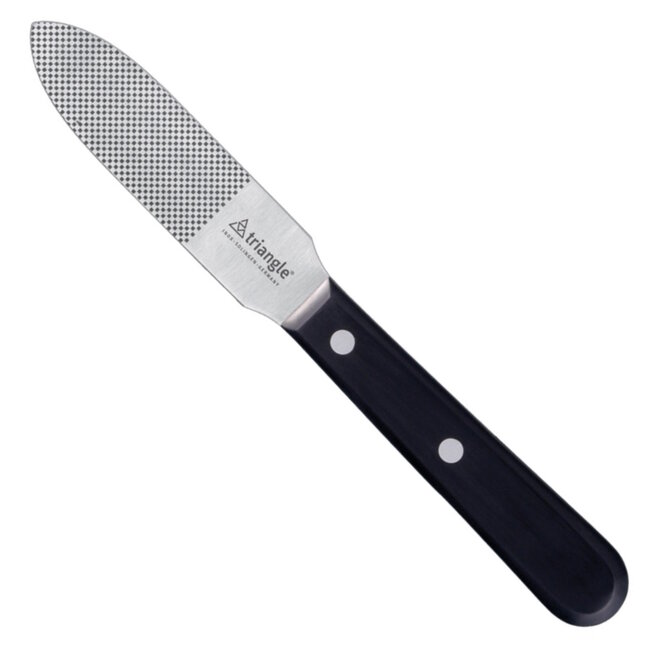 Triangle Palet Strijkmesje 10 cm – Antikleef & Ergonomisch Design – Zwart
