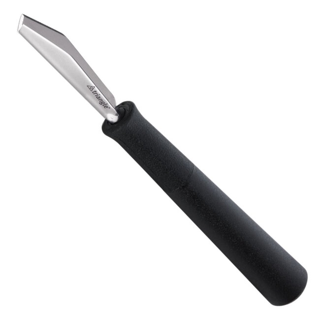 Triangle Professioneel V-Model Kerf- en Decoreermesje – RVS – Vaatwasserbestendig – 14 cm