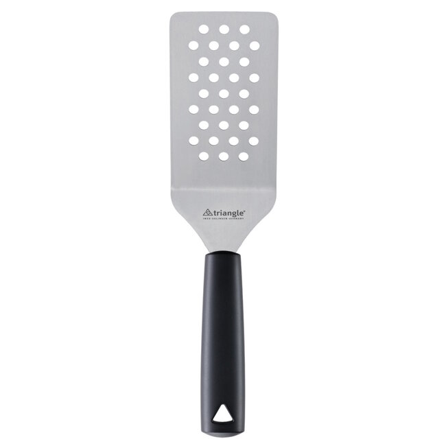 Triangle Paletmes met Knik en Gaatjes – 10 cm RVS – Zwart met Ophangsysteem