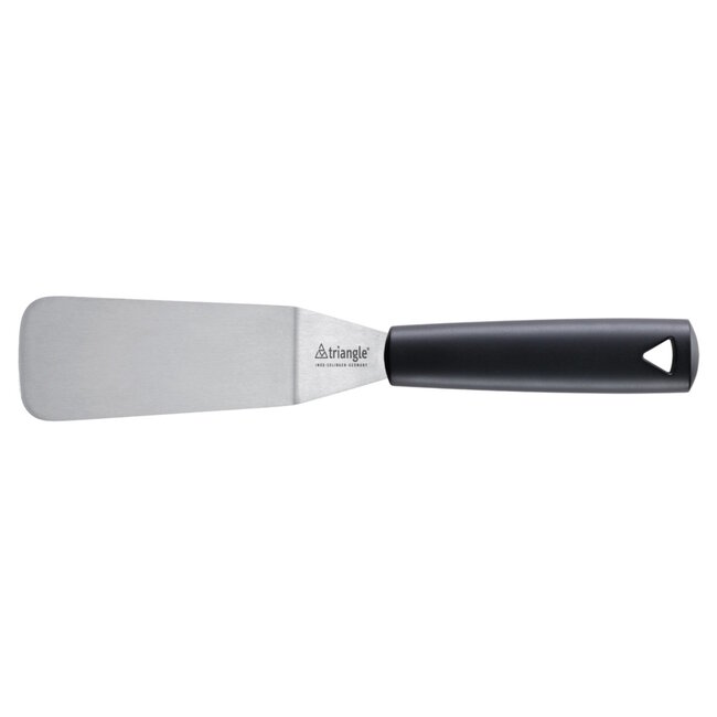 Triangle Flexibel Paletmes met Knik – 12 cm Lemmet – RVS met Ophangsysteem – Zwart