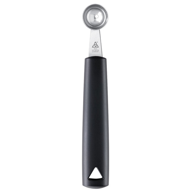 Triangle Pommes Parisienneboor – 22 mm – Scherp RVS – Zwart Handvat