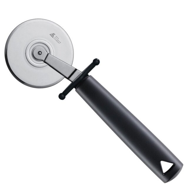 Triangle Pizzasnijder Ø 7 cm – Zwart RVS – Met Ophangsysteem – Vaatwasserbestendig