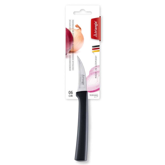 Triangle Gebogen Aardappelschilmesje – RVS – 6 cm Lemmet – Vaatwasserbestendig