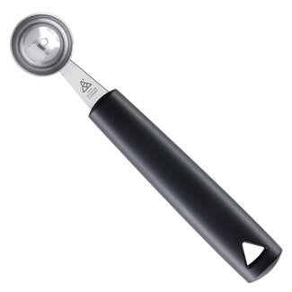 Triangle Pommes Parisienneboor Spirit – Ø 30 mm – Scherp RVS – Zwart Handvat