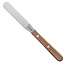 Triangle Palet- en Glaceermes met Ergonomische Knik – 9 cm RVS Lemmet, Kersenhouten Heft