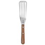 Triangle Paletmes met Knik en Gleuven – RVS 12 cm – Kersenhouten Heft – 31 cm