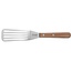 Triangle Paletmes met Knik en Gleuven – RVS 12 cm – Kersenhouten Heft – 31 cm